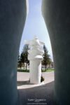 Drohobych eternal fire of monument woman