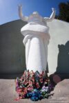 Drohobych eternal fire of monument woman 2