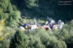The festival tent camp Tustan