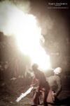 Festival Tustan porch fire 5 flame thrower